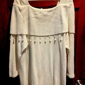 Women’s winter white sweater size 18/20 by Katheryn Deene, worn once